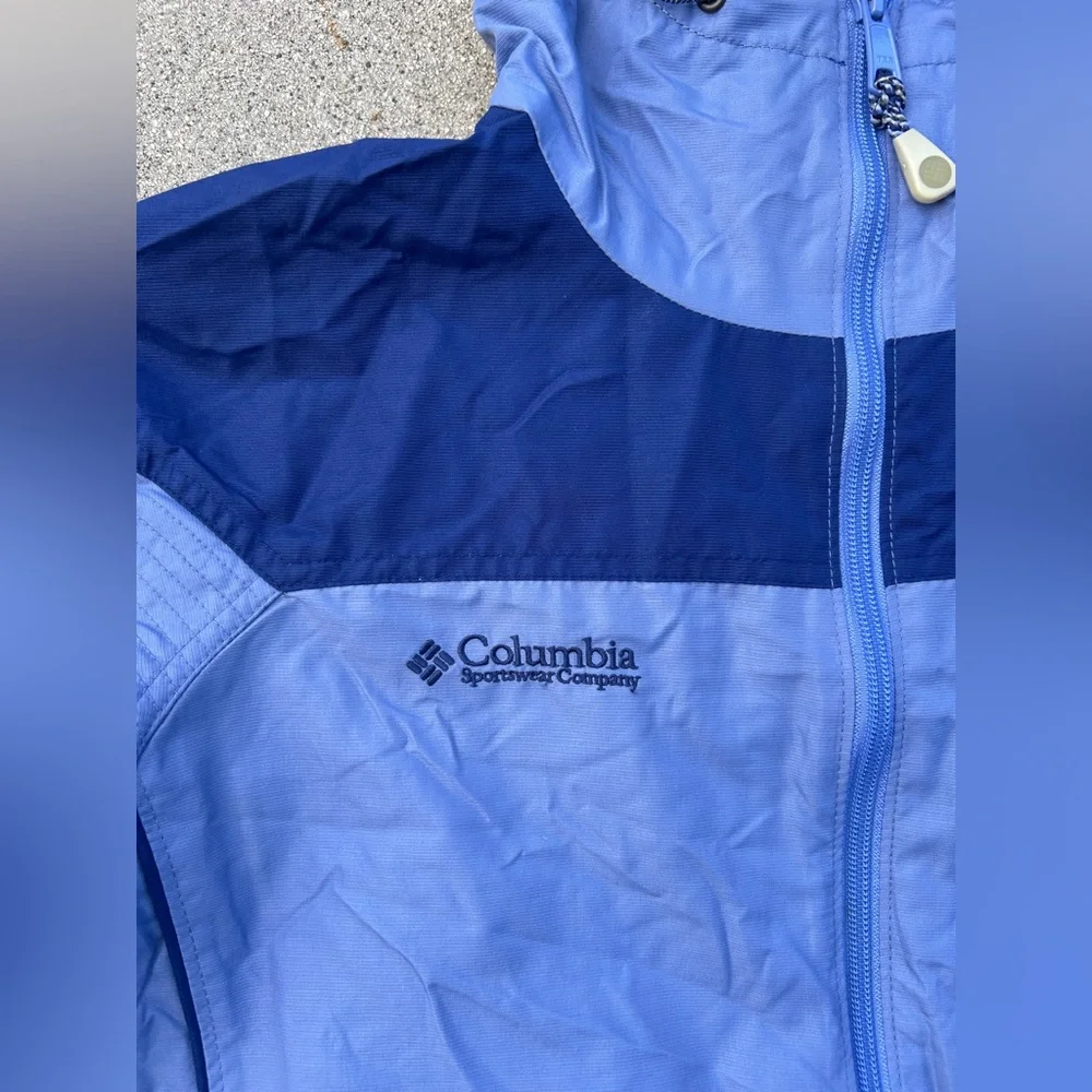 Columbia Blue Hooded Jacket Women Size Small - Picture 6 of 13